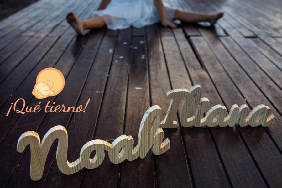 imagen de nombres hechos en madera en quetierno.com