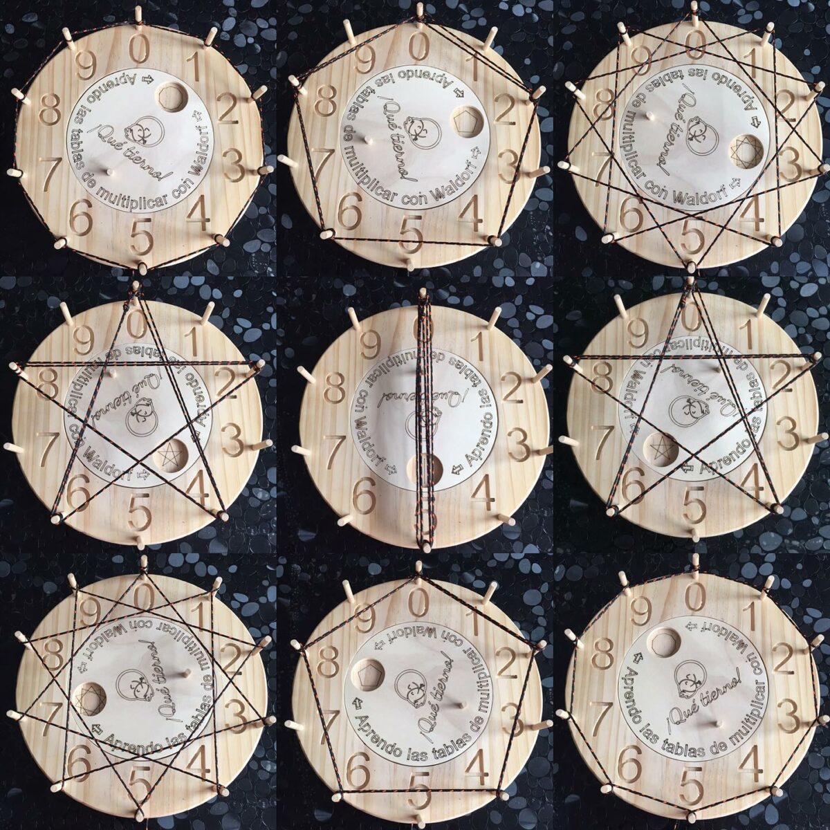 Tabla de multiplicar inspiración Waldorf - Imagen 2