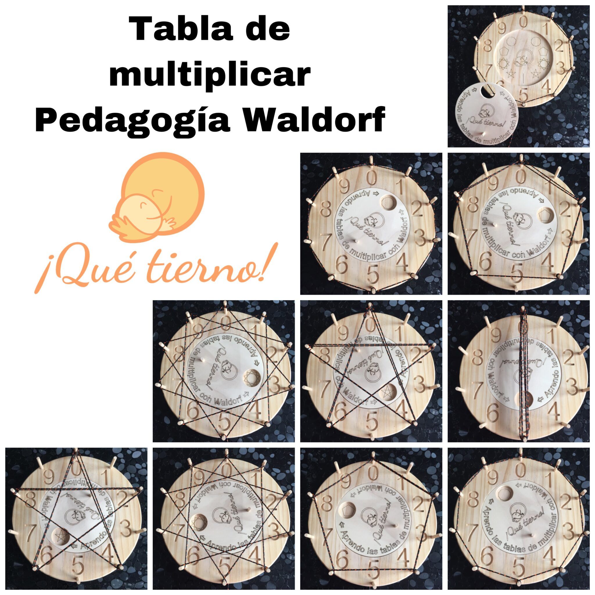 Tabla de multiplicar inspiración Waldorf ¡Qué Tierno!