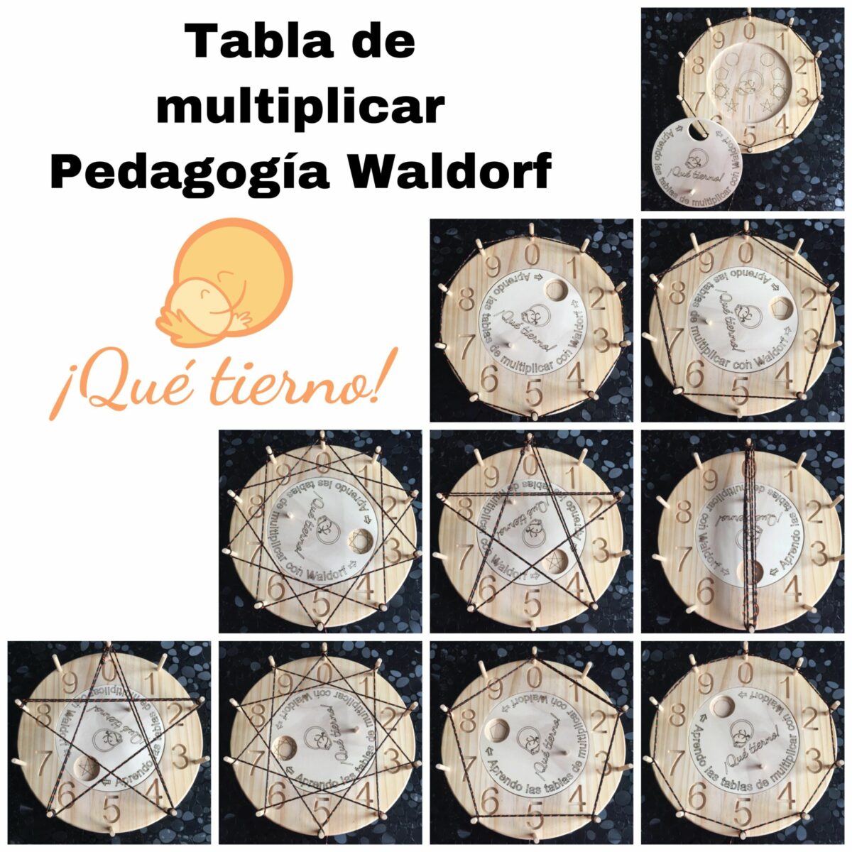 Tabla de multiplicar inspiración Waldorf - Imagen 3