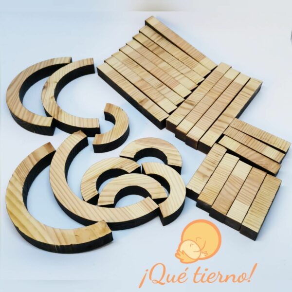bloques de número y letras