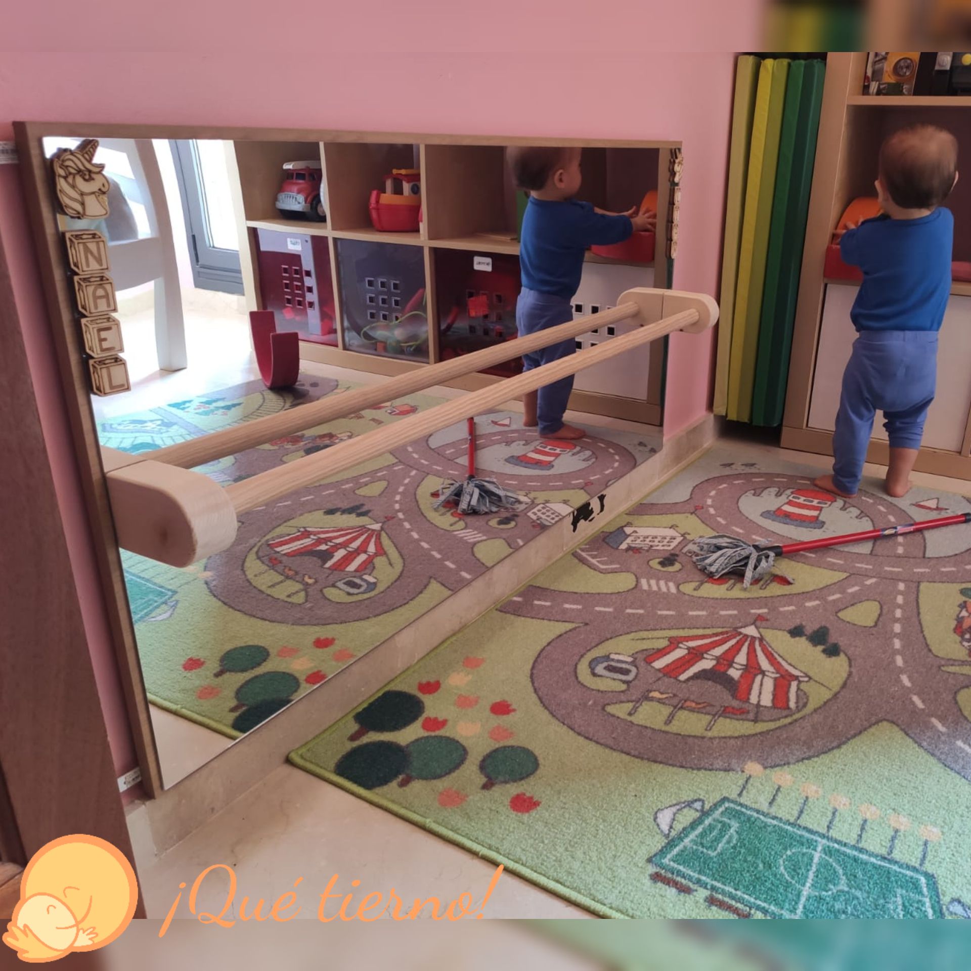 Espejo de seguridad infantil Montessori