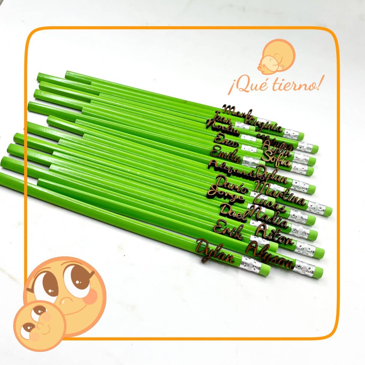 LÁPICES CON NOMBRE GRABADO Y EN RELIEVE QUE TIERNO LAS PALMAS CANARIAS PERSONALIZADO (2) LÁPICES CON NOMBRE GRABADO Y EN RELIEVE QUE TIERNO LAS PALMAS CANARIAS PERSONALIZADO