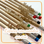LÁPICES CON NOMBRE GRABADO Y EN RELIEVE QUE TIERNO LAS PALMAS CANARIAS PERSONALIZADO