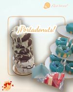 PORTA DONUTS PANEL QUE TIERNO CANARIAS DULCES PERSONALIZADO CUMPLEAÑOS BODAS BAUTIZOS COMUNIONES FIESTA CANARIAS LAS PALMAS