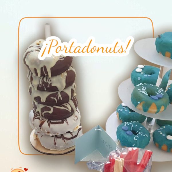 PORTA DONUTS PANEL QUE TIERNO CANARIAS DULCES PERSONALIZADO CUMPLEAÑOS BODAS BAUTIZOS COMUNIONES FIESTA CANARIAS LAS PALMAS