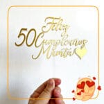 TOPPER PARA TARTA COMUNIÓN BAUTIZO BODA MADERA QUETIERNO FELICIDADES TARTA LAS PALMAS CANARIAS