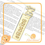 QUE TIERNO MARCAPÁGINA MADERA