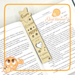 QUE TIERNO MARCAPÁGINA MADERA