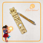 QUE TIERNO MARCAPÁGINA MADERA