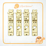 QUE TIERNO MARCAPÁGINA MADERA