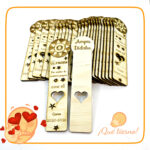 QUE TIERNO MARCAPÁGINA MADERA