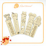 QUE TIERNO MARCAPÁGINA MADERA