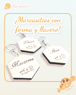 QUE TIERNO MARCASITIOS MADERA METACRILATO PERSONALIZADO CANARIAS LAS PALMAS