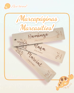 QUE TIERNO MARCASITIOS MADERA METACRILATO PERSONALIZADO CANARIAS LAS PALMAS