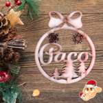 Bolas Navideñas de Madera y metacrilato - Imagen 46