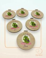 MEDALLAS QUE TIERNO LAS PALMAS COLEGIO FIN DE CURSO MADERA PERSONALIZADO GRABADO LASER COLOR CANARIAS