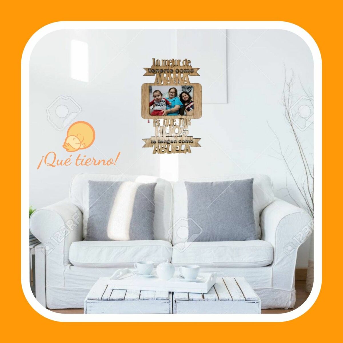 Portarretratos para mamá y abuela