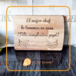 QUE TIERNO LAS PALMAS CANARIAS TABLA DE COCINA PERSONALIZADA MADERA