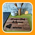 QUE TIERNO LAS PALMAS CANARIAS TABLA DE COCINA PERSONALIZADA MADERA