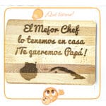 QUE TIERNO LAS PALMAS CANARIAS TABLA DE COCINA PERSONALIZADA MADERA