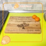 QUE TIERNO LAS PALMAS CANARIAS TABLA DE COCINA PERSONALIZADA MADERA