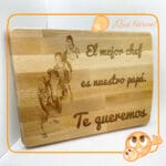 QUE TIERNO LAS PALMAS CANARIAS TABLA DE COCINA PERSONALIZADA MADERA