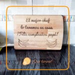 QUE TIERNO LAS PALMAS CANARIAS TABLA DE COCINA PERSONALIZADA MADERA