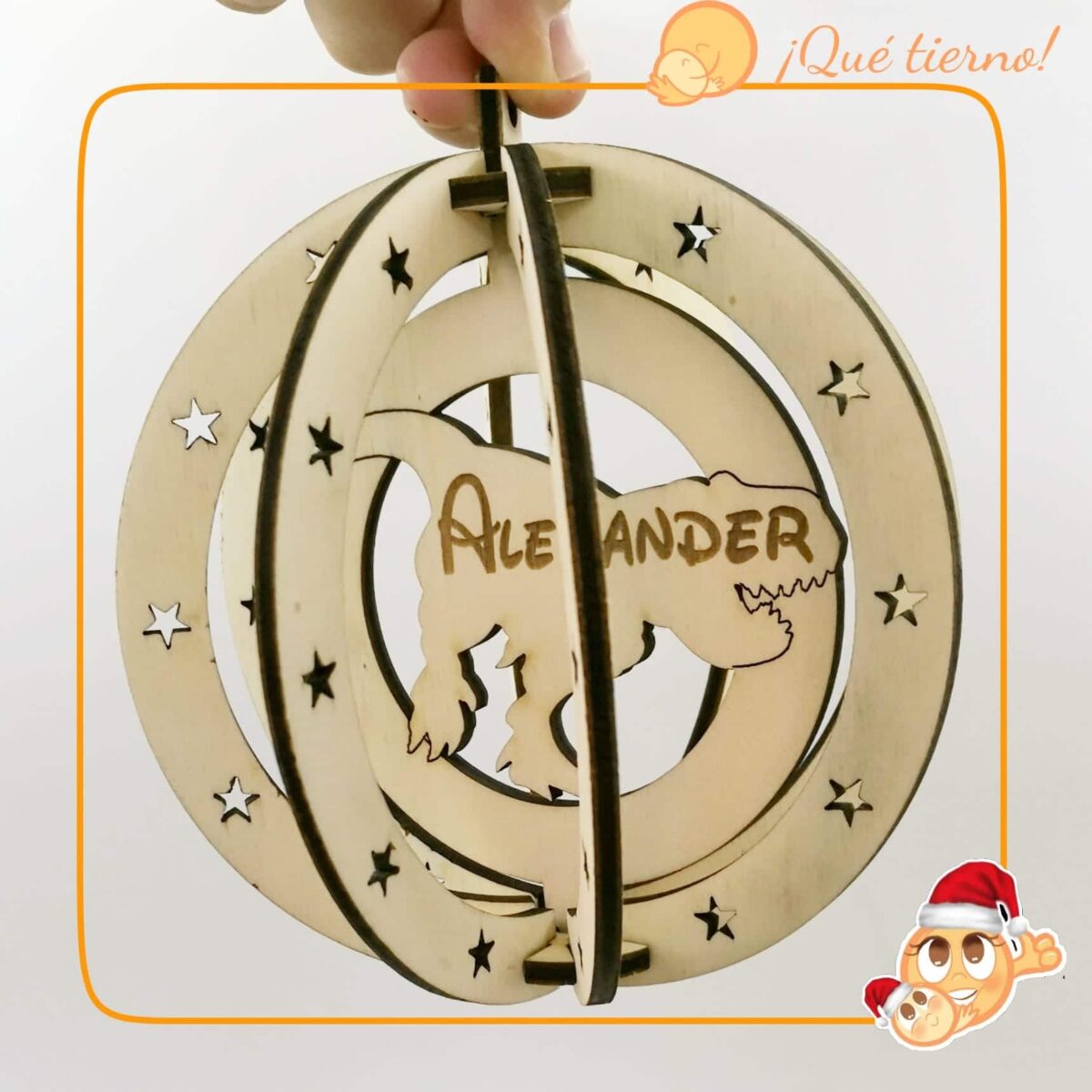 Bolas Navideñas de Madera y metacrilato - Imagen 41