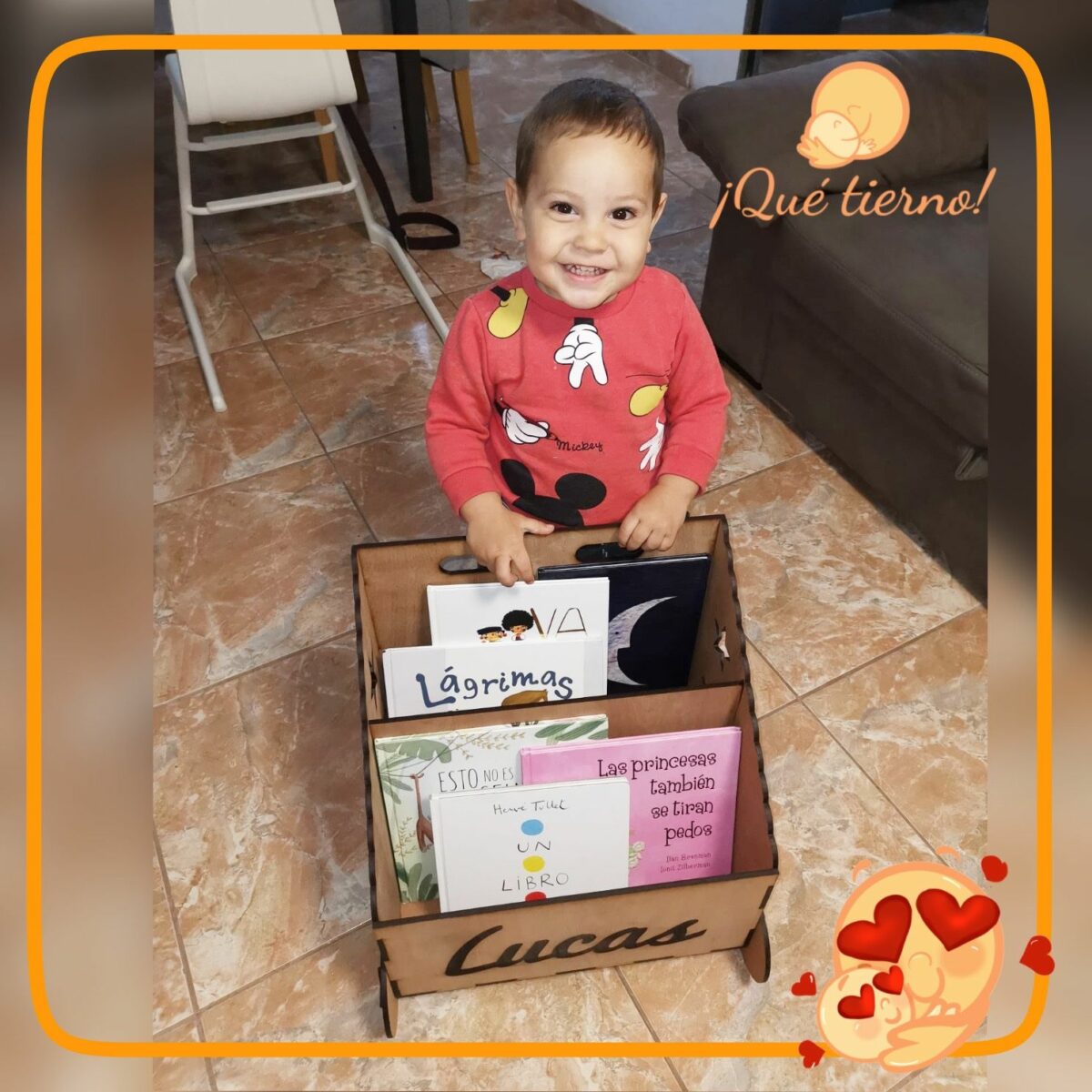 Librería con ruedas personalizada - Imagen 2