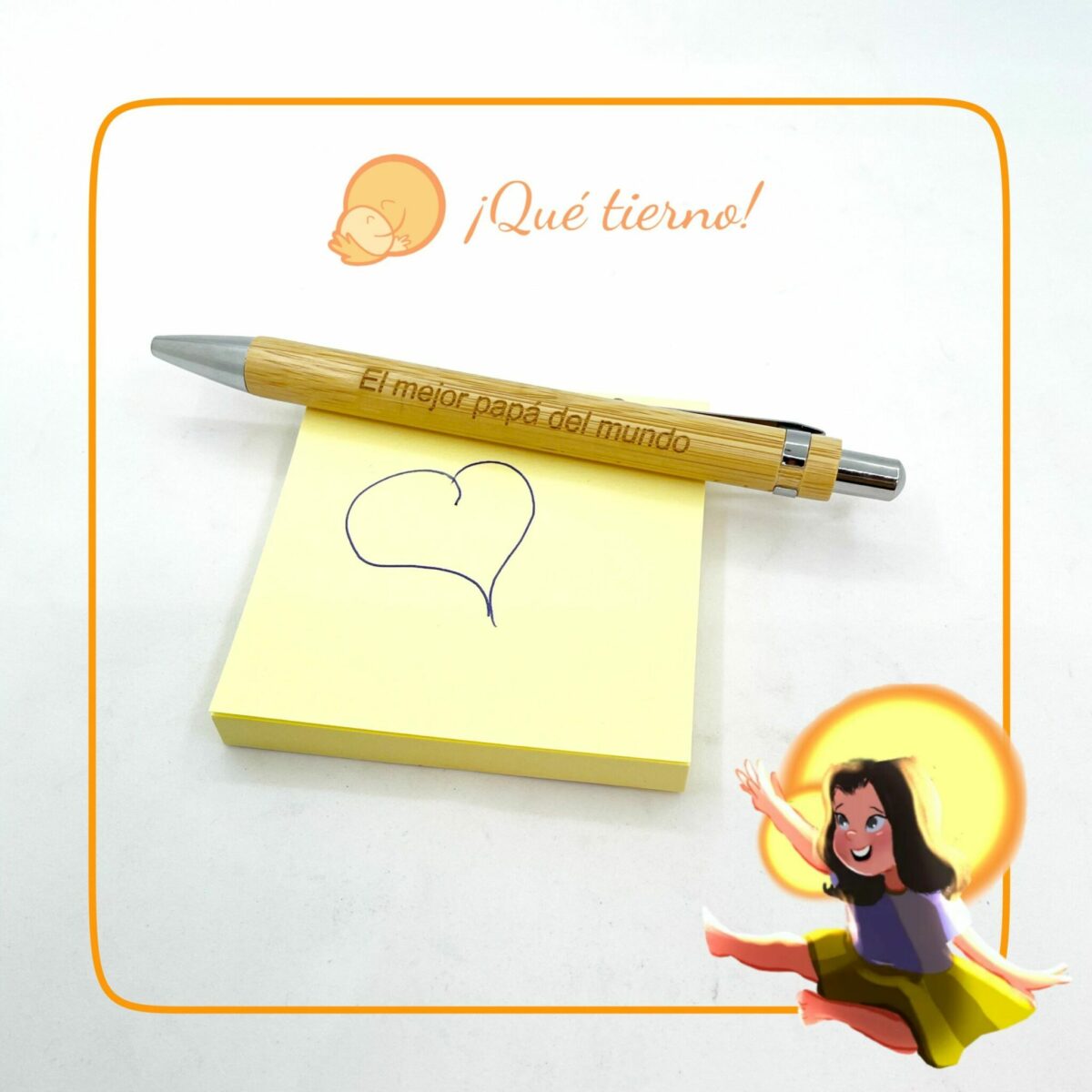 Bolígrafo de bambú ecológico personalizado - Imagen 5