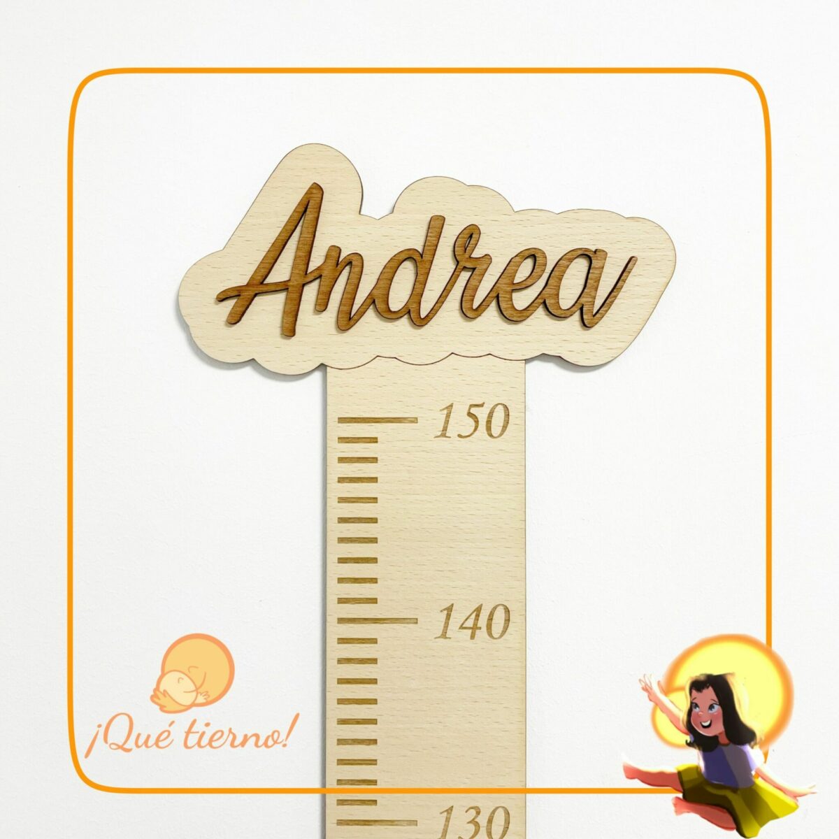 Medidor infantil de madera - Imagen 5