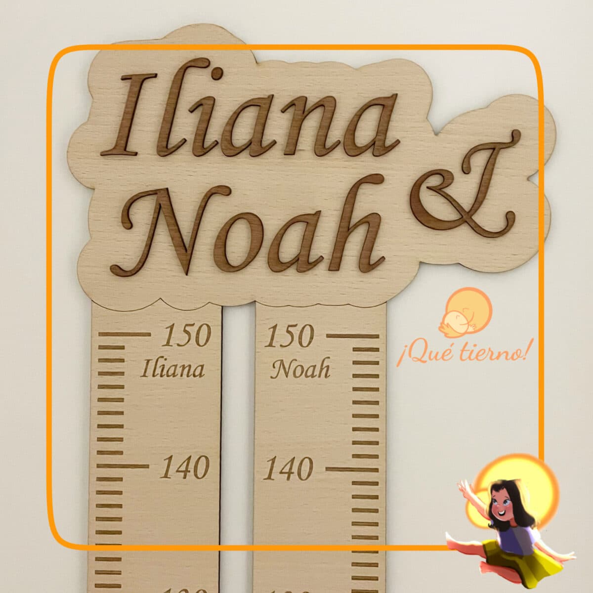 MEDIDOR INFANTIL MADERA PERSONALIZADO QUE TIERNO CANARIAS NOMBRE (8)