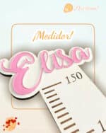 MEDIDOR INFANTIL MADERA PERSONALIZADO QUE TIERNO CANARIAS NOMBRE (8)