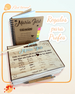 CAJA PROFE MÁS BOLIGRAFO QUE TIERNO CANARIAS LAS PALMAS PEROSNALIZADO MADERA BONITO