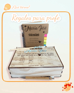 CAJA PROFE MÁS BOLIGRAFO QUE TIERNO CANARIAS LAS PALMAS PEROSNALIZADO MADERA BONITO