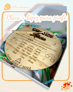 PLACA CIRCULO PROFE REGALO CANARIAS LAS PALMAS QUE TIERNO