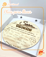 PLACA CIRCULO PROFE REGALO CANARIAS LAS PALMAS QUE TIERNO