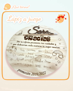 PLACA CIRCULO PROFE REGALO CANARIAS LAS PALMAS QUE TIERNO