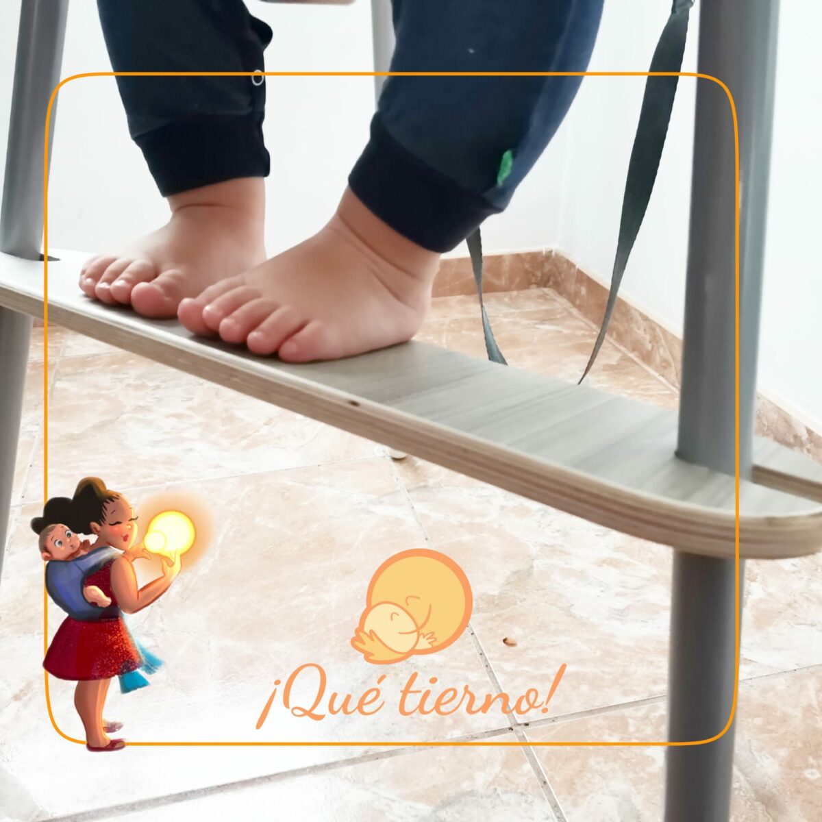 QUE TIERNO - LAS PALMAS reposapies trona antilop ikea (2) QUE TIERNO - LAS PALMAS reposapies trona antilop ikea (1)