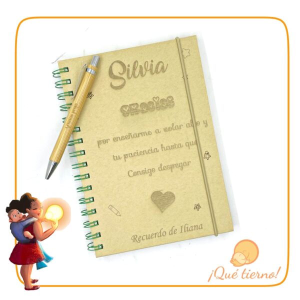Libreta tapa dura de papel reciclado
