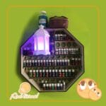 expositor para aceites esenciales de pared