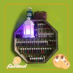 expositor para aceites esenciales de pared