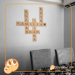 letrasd de madera estilo scrabble