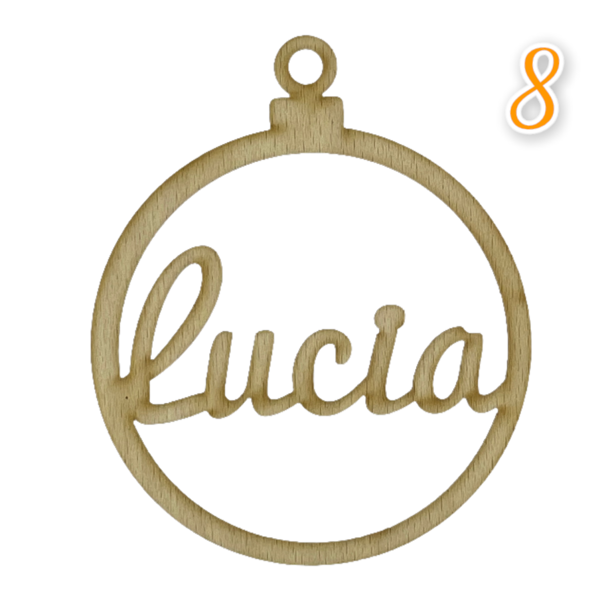 Bolas Navideñas de Madera y metacrilato - Imagen 10