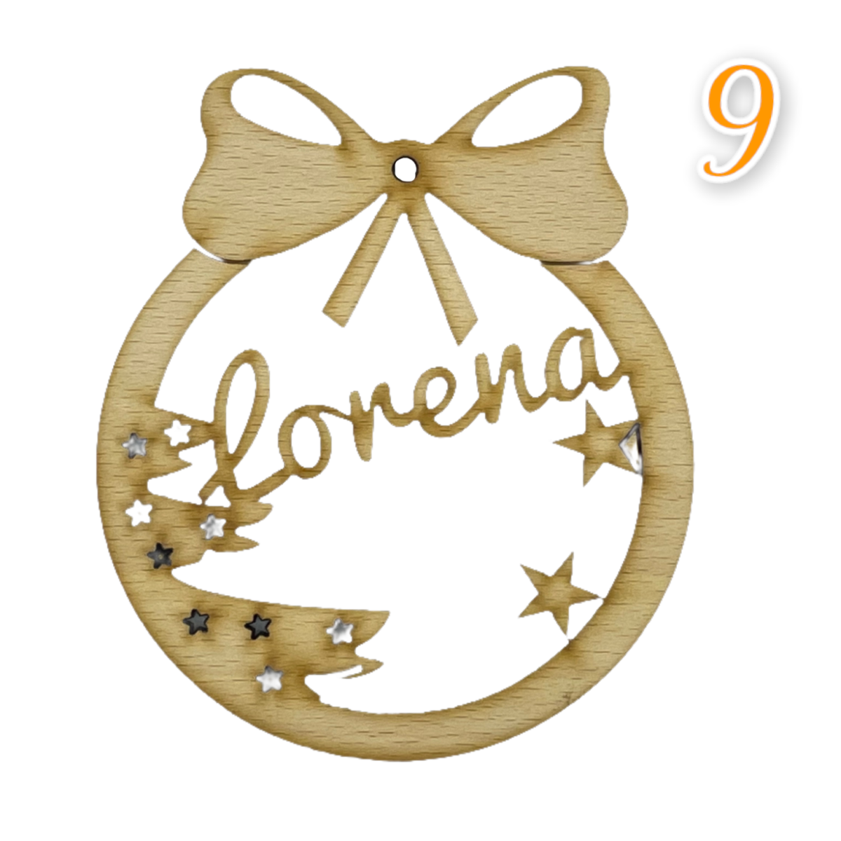 Bolas Navideñas de Madera y metacrilato - Imagen 11