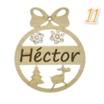 Bolas Navideñas de Madera y metacrilato - Imagen 13