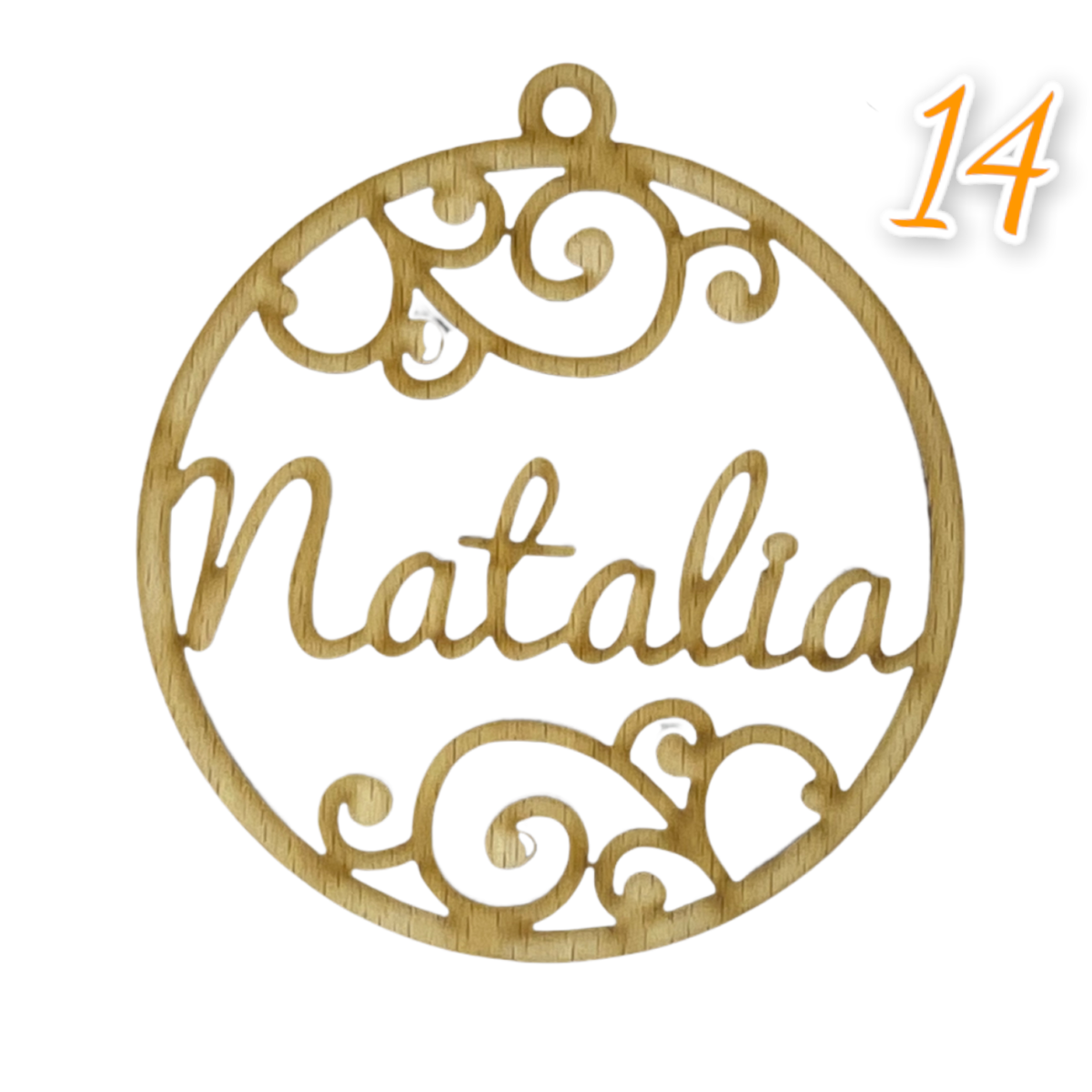 Bolas Navideñas de Madera y metacrilato - Imagen 16