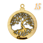 Bolas Navideñas de Madera y metacrilato - Imagen 17