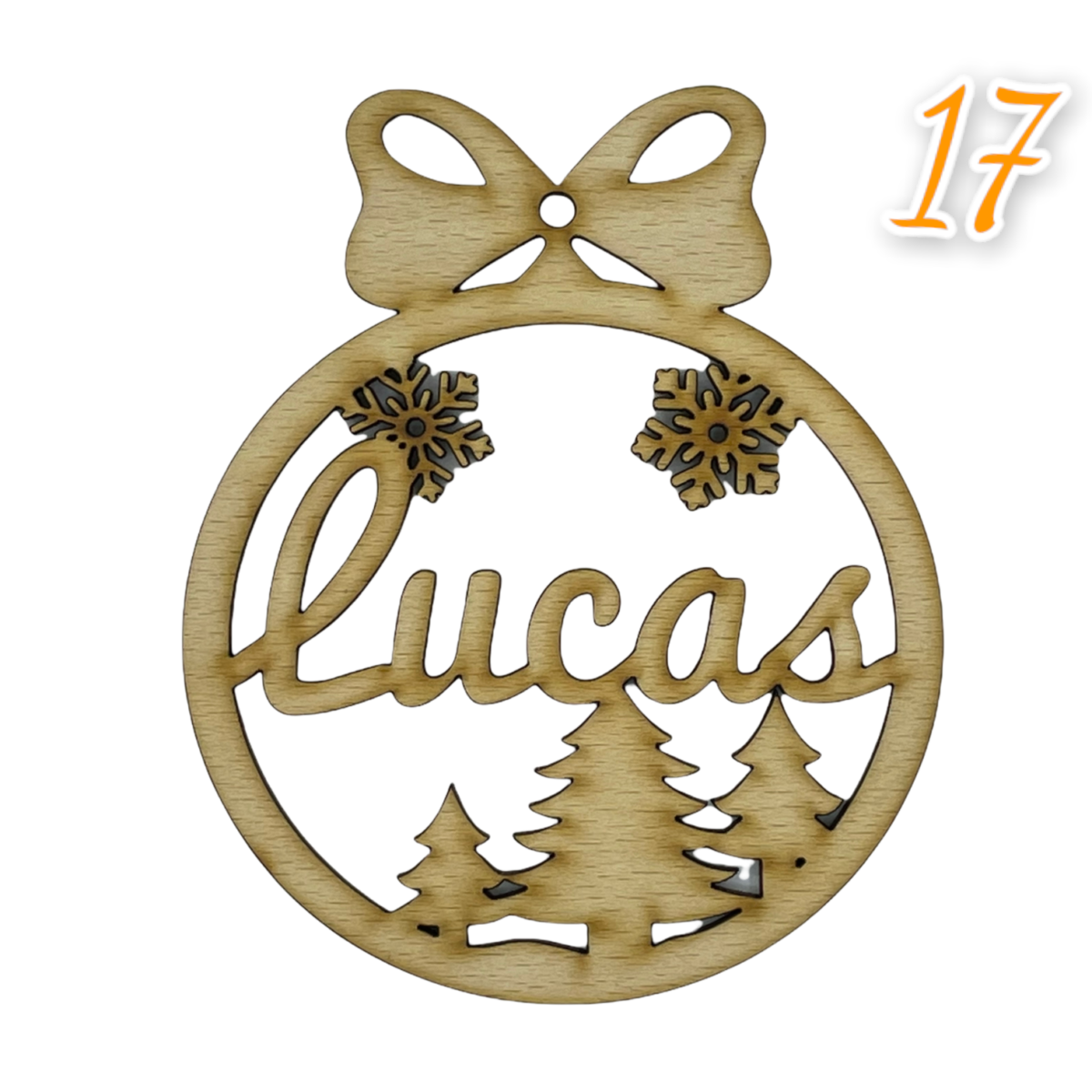 Bolas Navideñas de Madera y metacrilato - Imagen 19